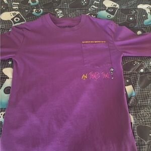 Chrome Hearts Purple I want more not less long sleeve t shirt